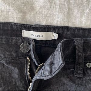 Talula Size 24 Black Jean Shorts